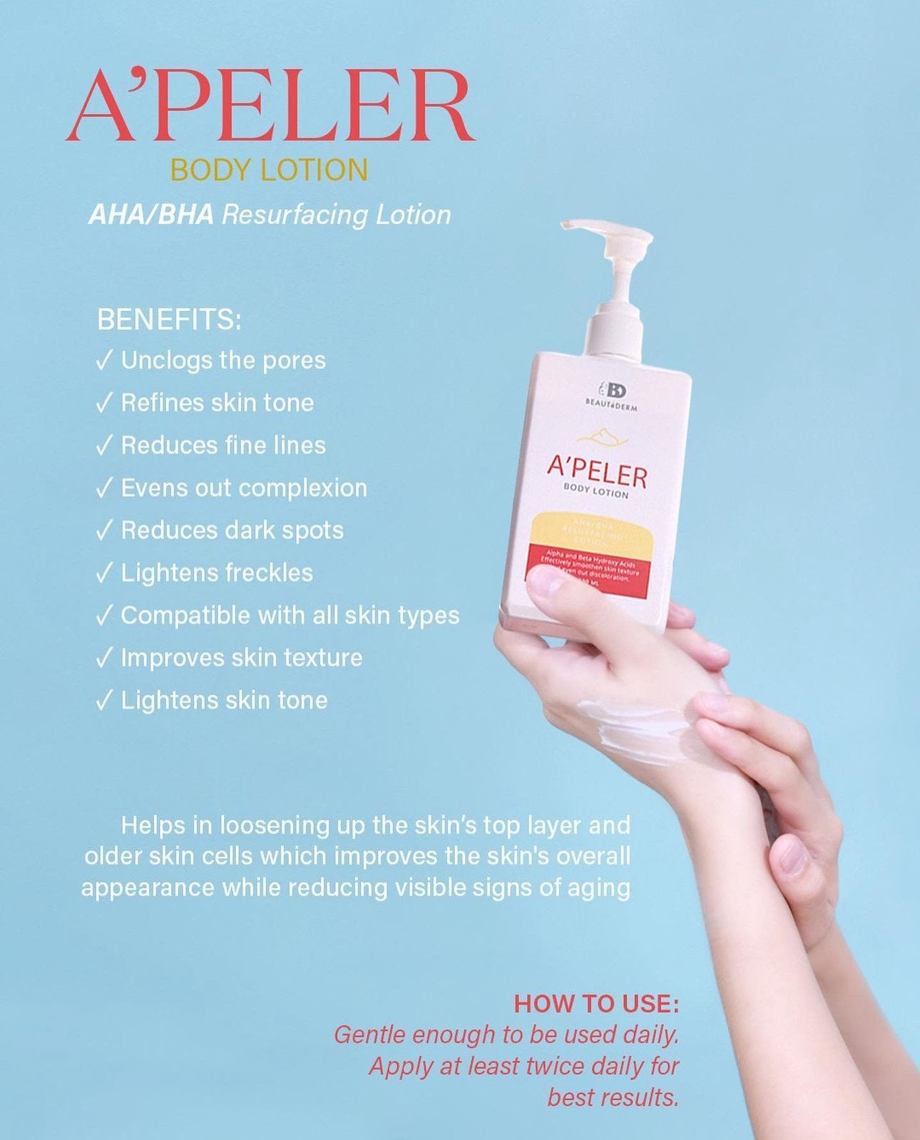 A’PELER (APELER) BODY LOTION 200ML