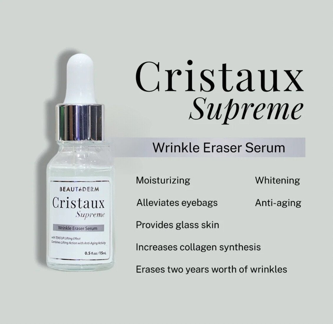 Cristaux Supreme Serum (15ml) by beautederm canada