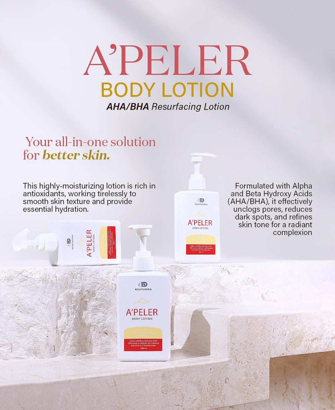 A’PELER (APELER) BODY LOTION 200ML