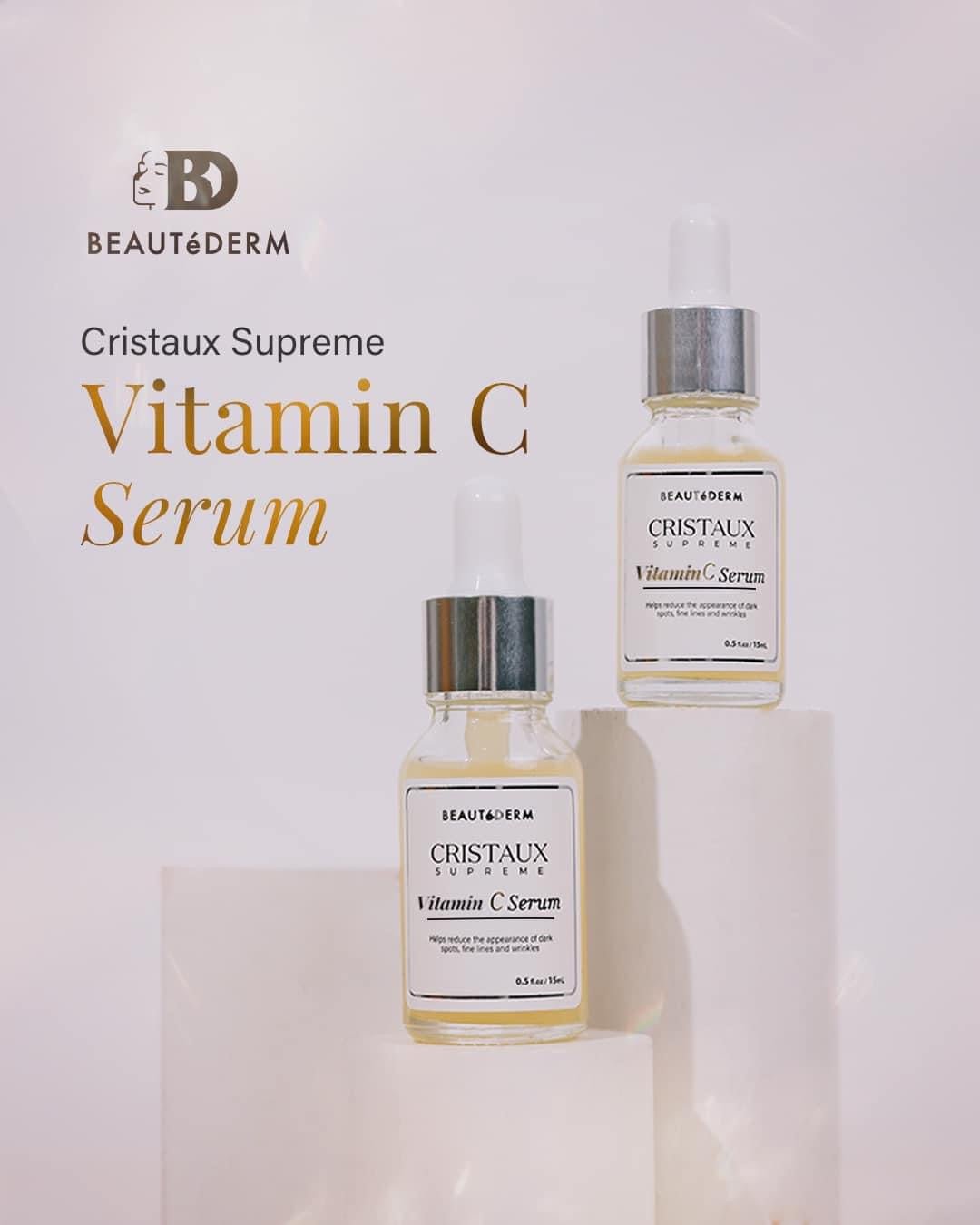 Beautederm Cristaux Supreme Vitamin C SERUM - beauty derm 