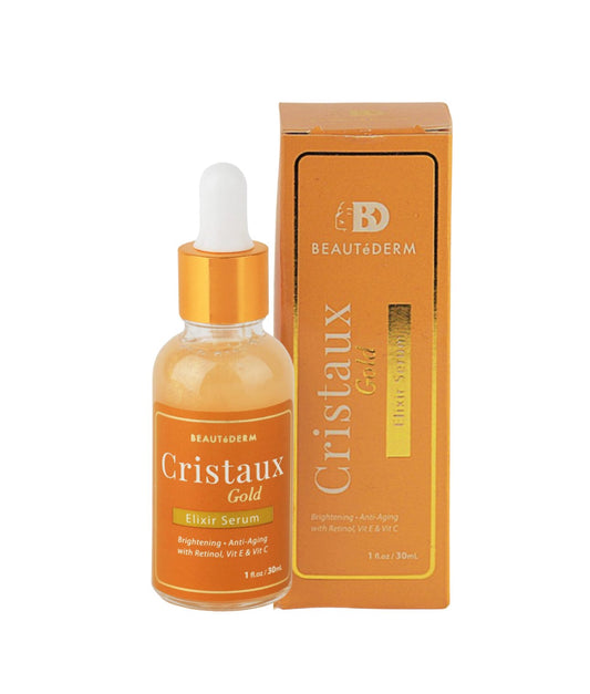 Cristaux Gold Elixir Serum (30ml) - beautederm skincare 