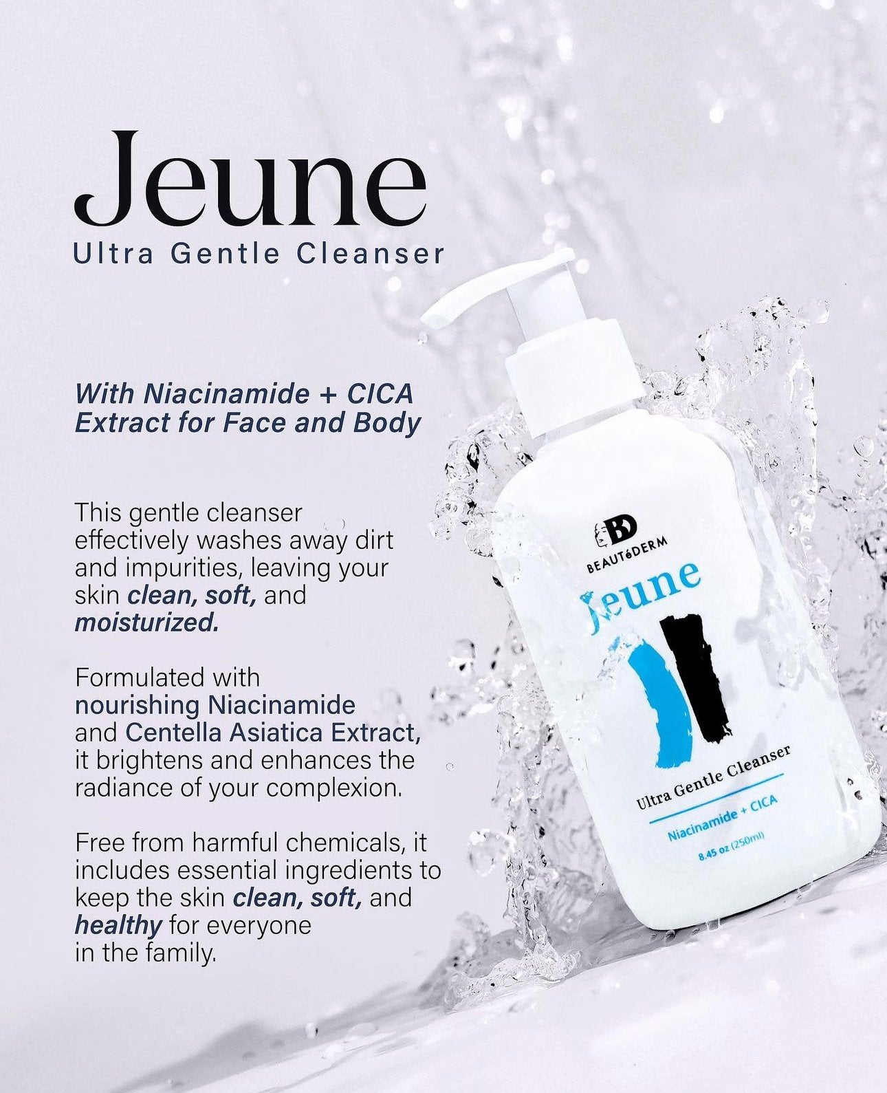 Jeune Ultra Gentle Cleanser 250ml