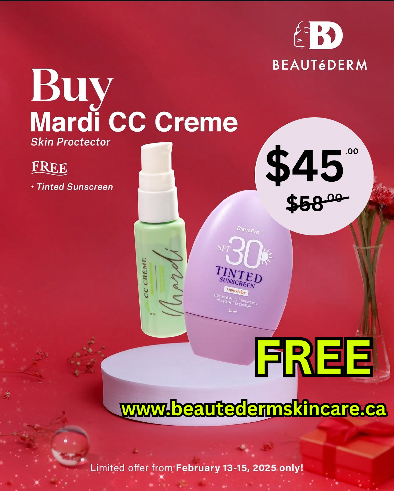 Buy CC Creme - Get FREE Tinted Sunscreen