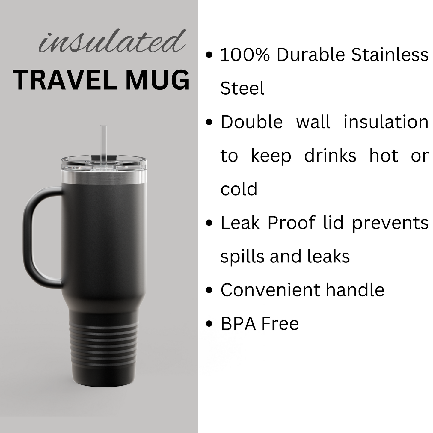 Best Friends Insulated Travel Mug (40oz)