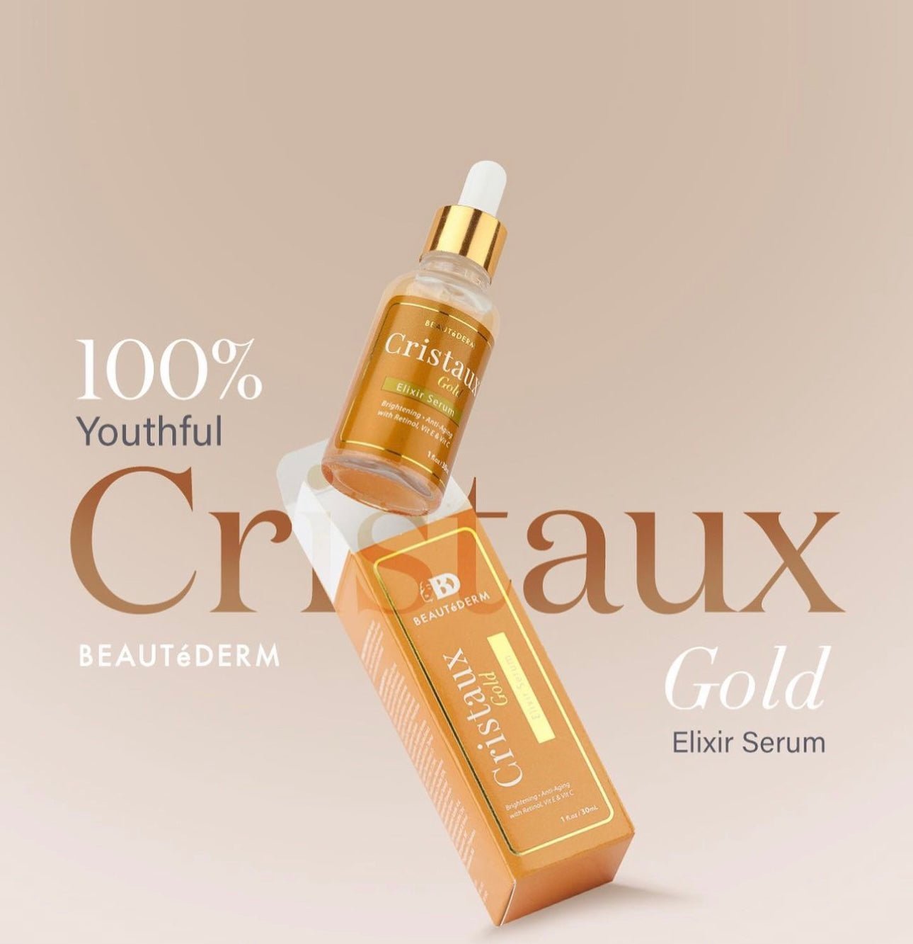 Beautederm Cristaux Gold Elixir Serum