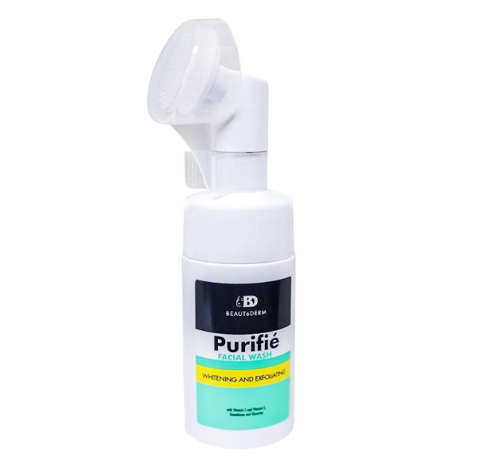 Purifie Facial Wash with Brush (100ml) -beautederm products -beauty derm