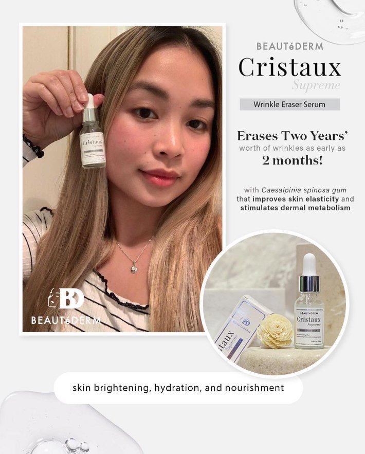 Cristaux Supreme Serum Happy Customer by beautederm canada 