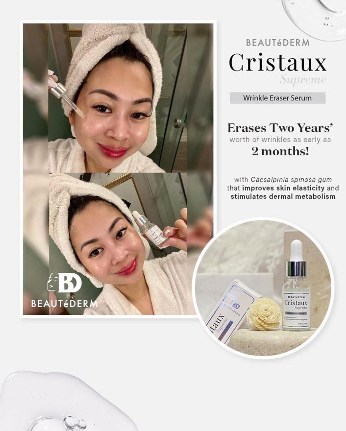 Cristaux Supreme Serum Happy Customer by beautederm canada 